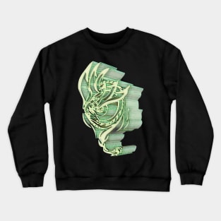 Pandemic Moon- $ Money Dragon $ Crewneck Sweatshirt